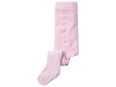 Lyserød bomuldsstrømpebuks med hulmønster fra Name it 13236498 corsage